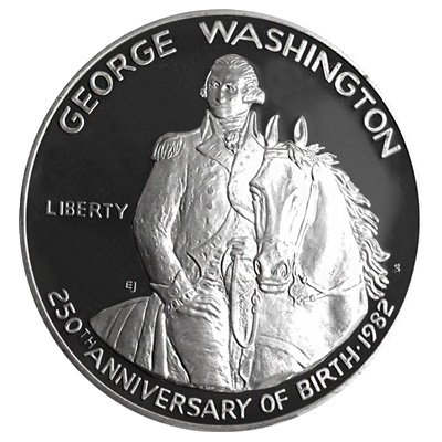1982 George Washington 250th Anniversary Silver Half $ - Click Image to Close
